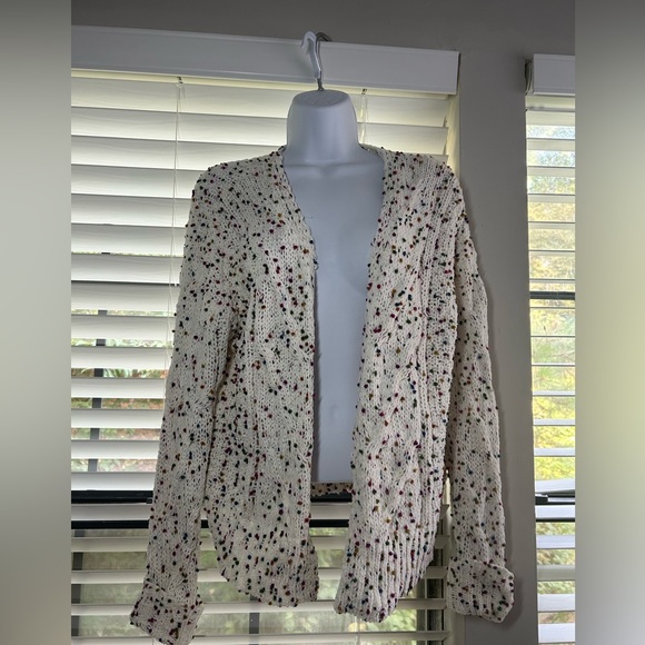 Leis Sareih Sweaters - Speckled Knit Cardigan size S new